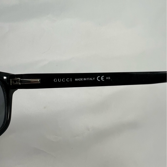 Gucci Black Rectangle Eyeglasses with Case - Frames Only - Picture 5 of 14